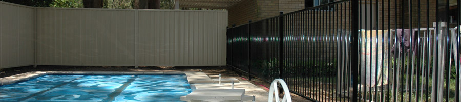 Flat Top Pool Fence Picture